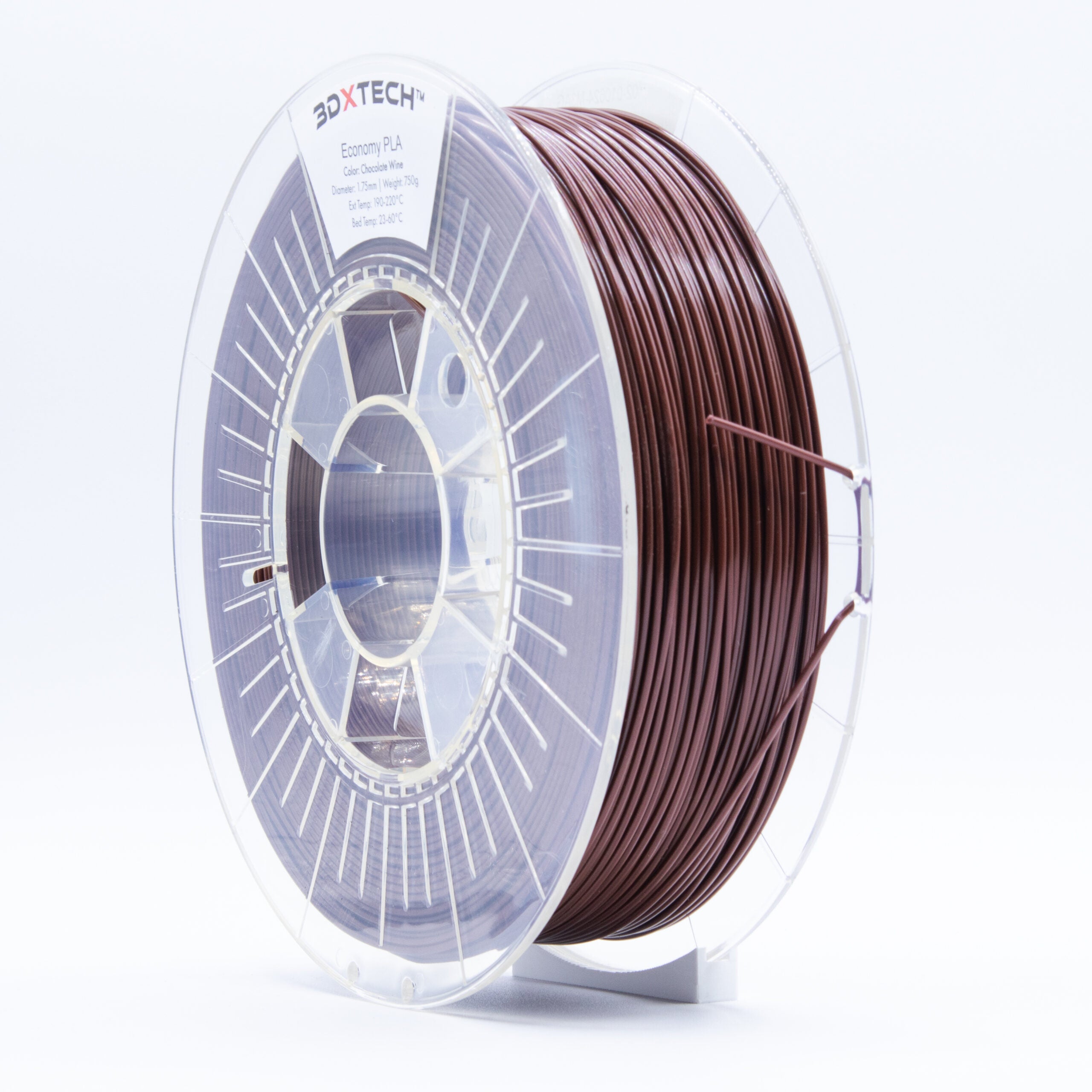 3DXTECH Economy PLA filament černý 750 g snadný tisk