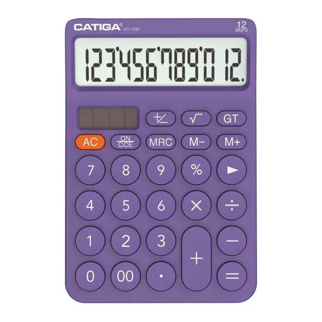 Catiga SD-1292 kalkulačka fialová 12místná