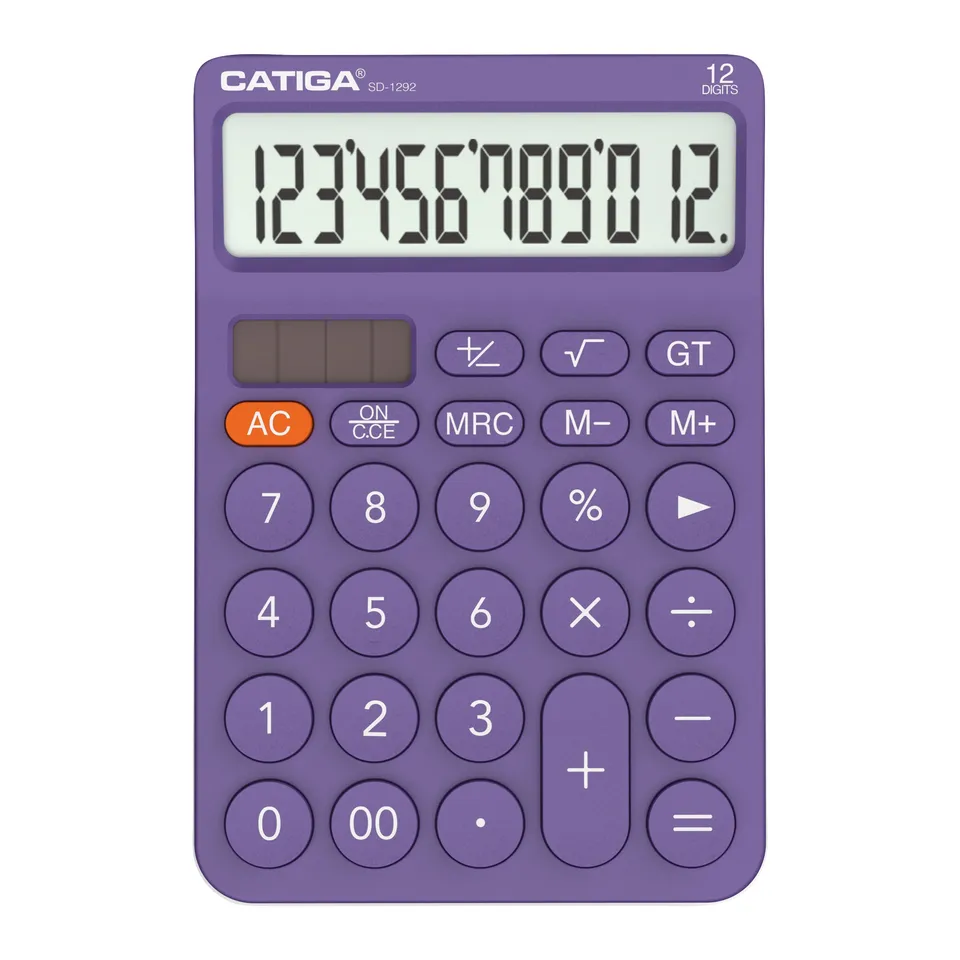 Catiga SD-1292 kalkulačka fialová 12místná