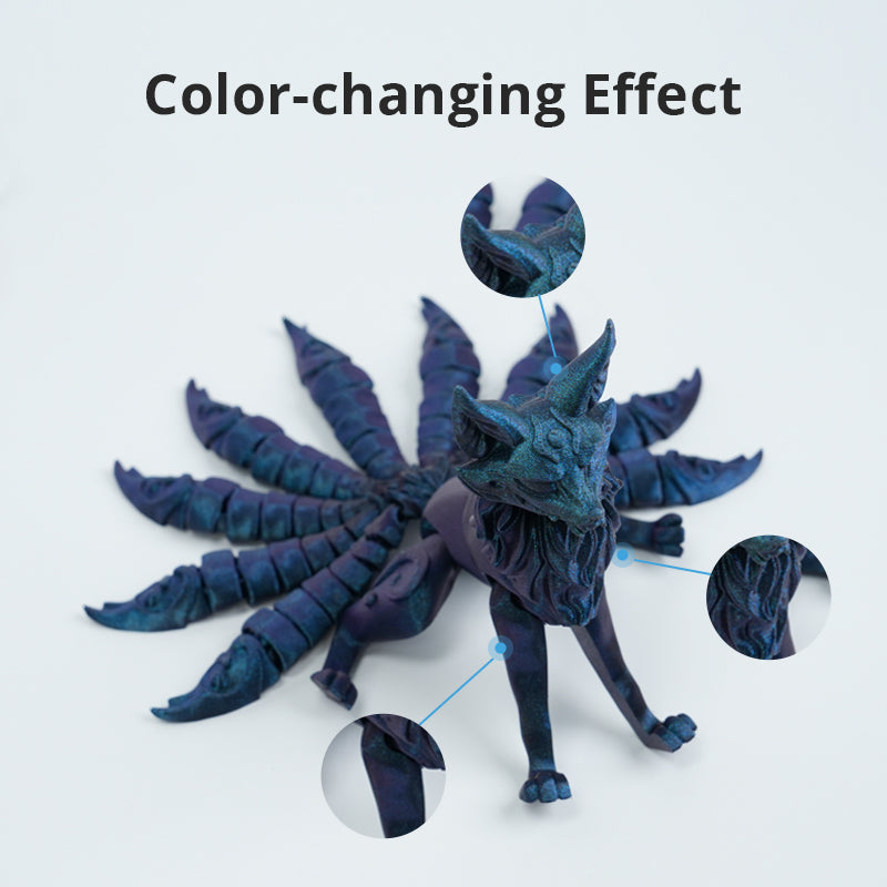 Flashforge PLA multicolor filament Burnt Titanium