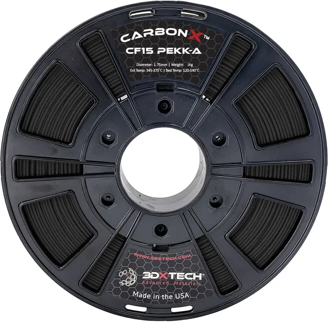 3DXTECH CARBONX PEKK-A+CF filament 1,75 mm černý 750 g