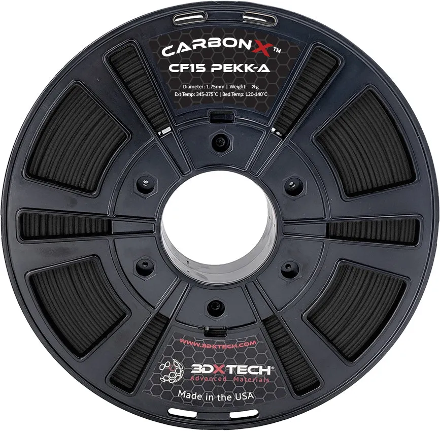 3DXTECH CARBONX PEKK-A+CF filament 1,75 mm černý 750 g