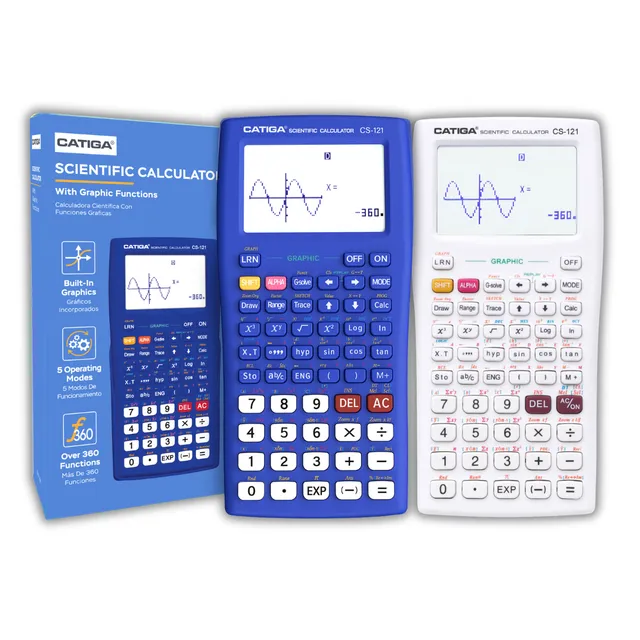 Catiga CS-121 vědecká kalkulačka grafická 2 kusy
