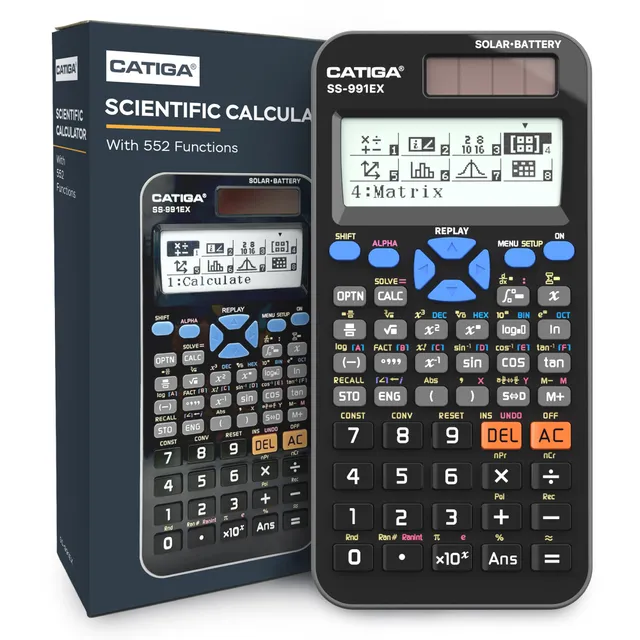 Catiga SS-991EX vědecká kalkulačka 552 funkcí