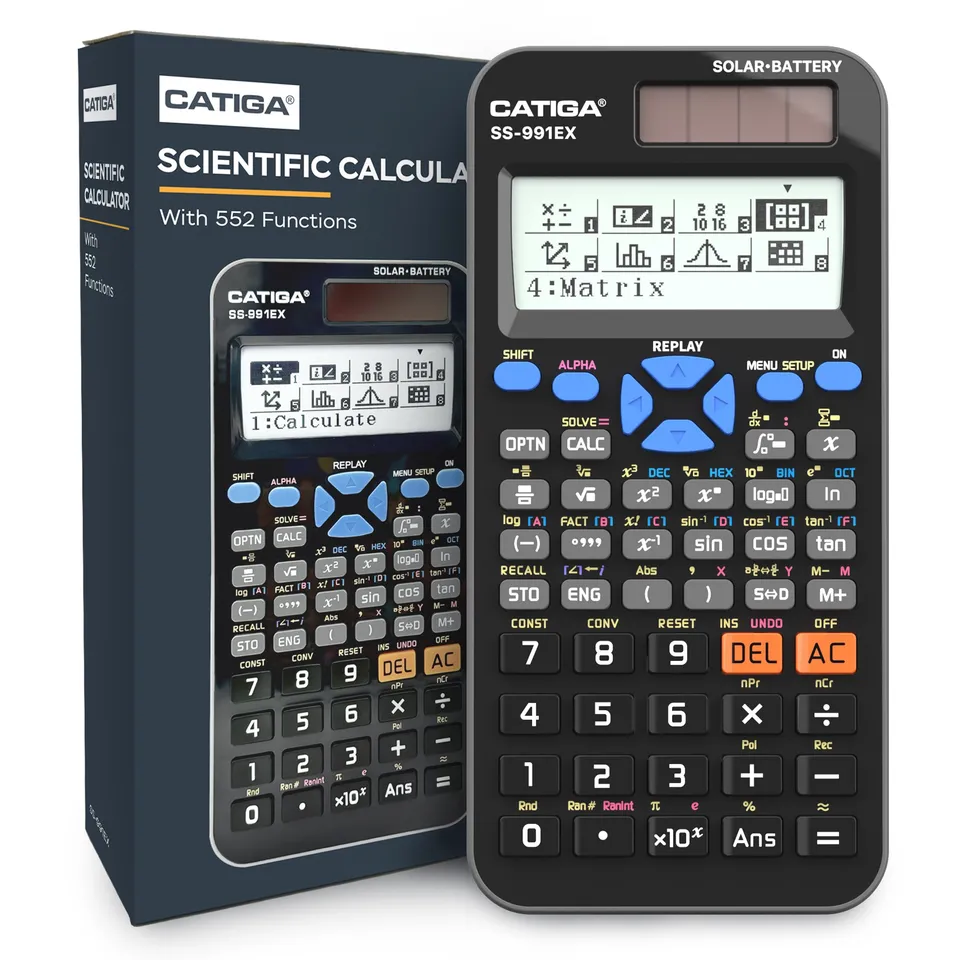 Catiga SS-991EX vědecká kalkulačka 552 funkcí