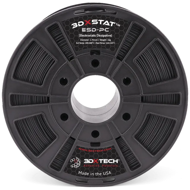 3DXTECH 3DXSTAT ESD-PC filament black 1,75 mm 750 g