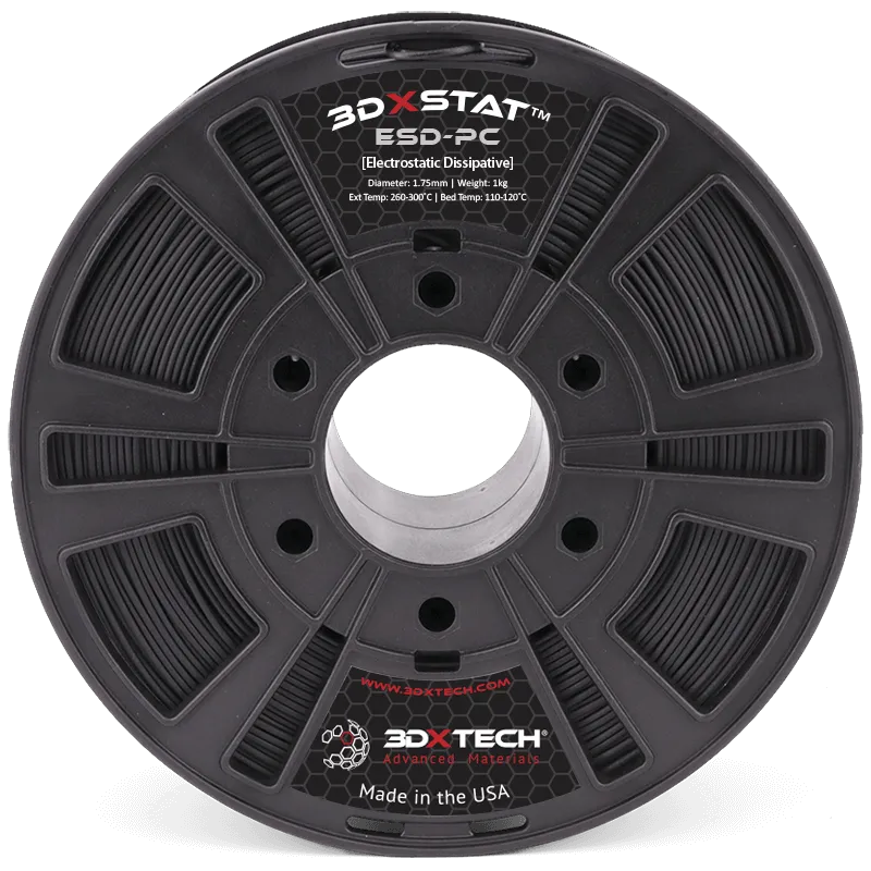 3DXTECH 3DXSTAT ESD-PC filament black 1,75 mm 750 g
