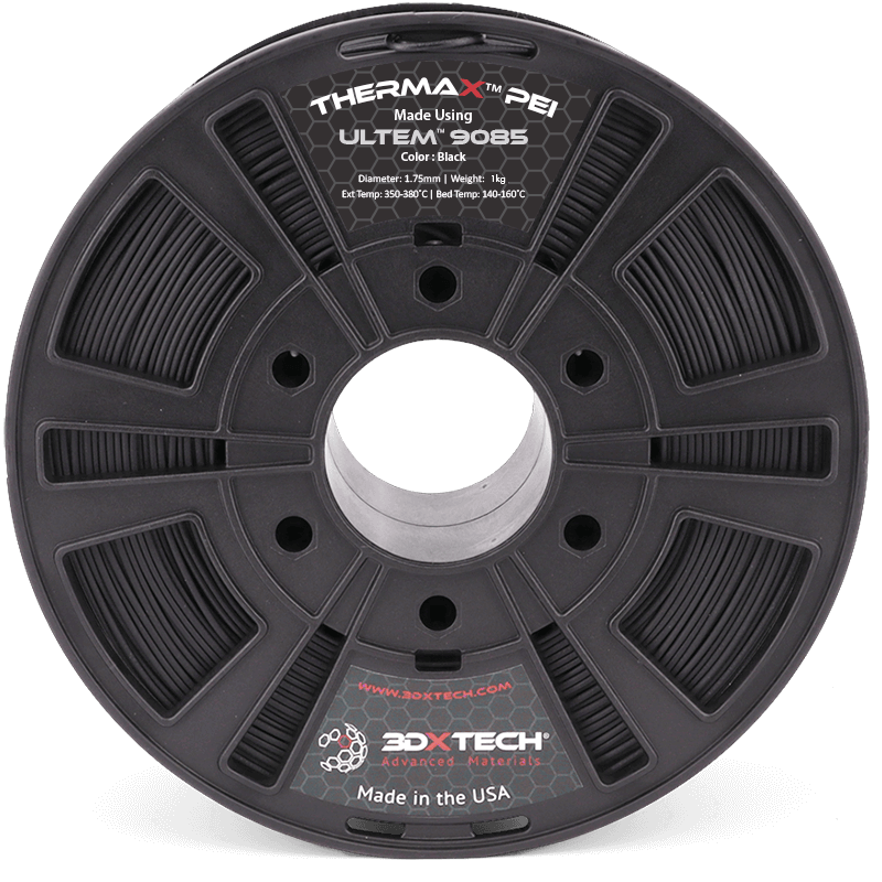 3DXTECH THERMAX PEI 9085 filament černý 1,75 mm 500 g