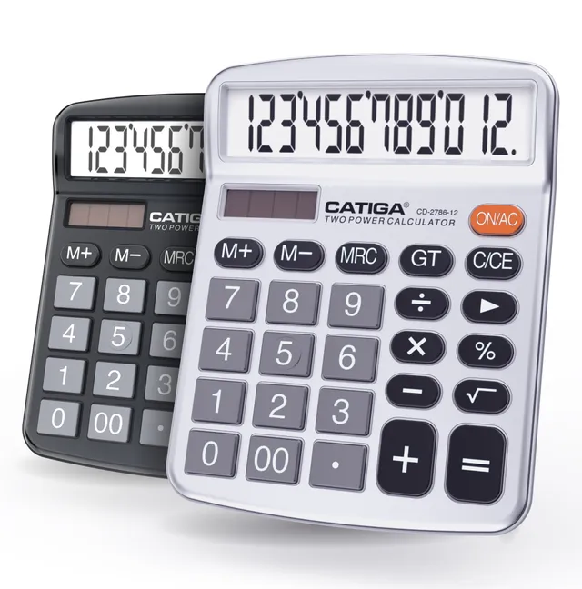 Catiga CD-2786 stolni kalkulacka 2 ks 12mistna cerna