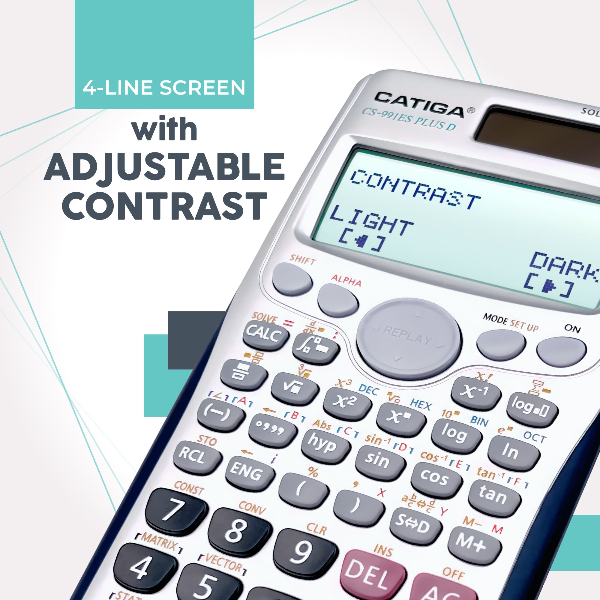 Catiga CS-991 vědecká kalkulačka 400 funkcí
