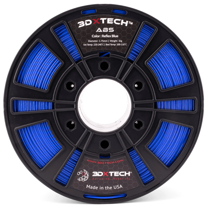 3DXTECH ABS filament černý 1,75 mm 1 kg houževnatý