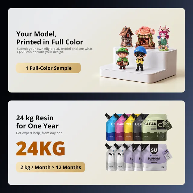 Flashforge CJ270 Early Bird 3D tiskárna balíček