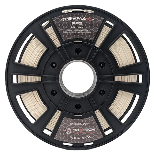 3DXTECH ThermaX PPS filament Natural 1,75 mm 500 g chemicky odolný