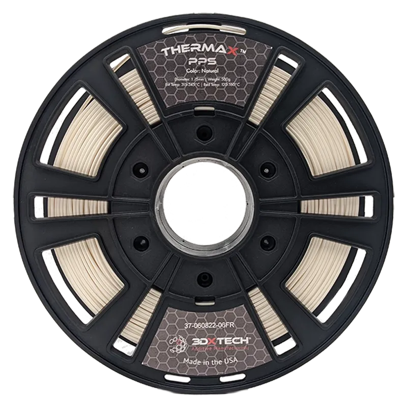 3DXTECH ThermaX PPS filament Natural 1,75 mm 500 g chemicky odolný