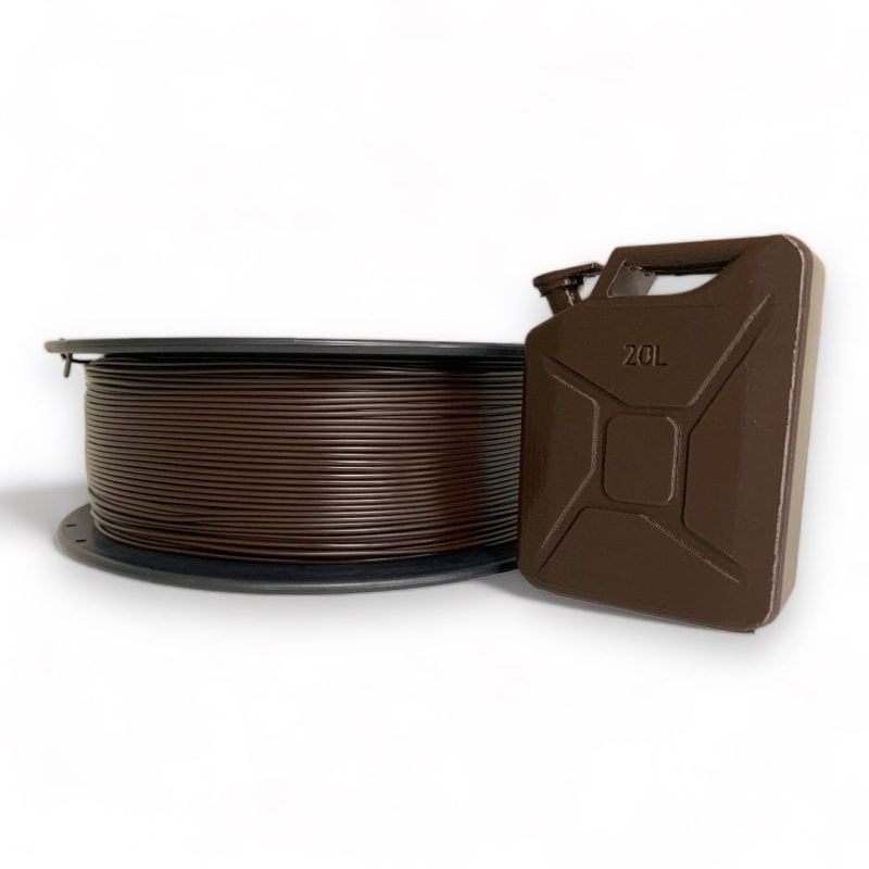 REGSHARE PET-G dark brown filament 1 kg tmavě hnědý