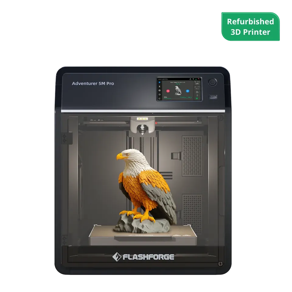 Flashforge Adventurer AD5M Pro 3D tiskárna renovovaná uzavřená