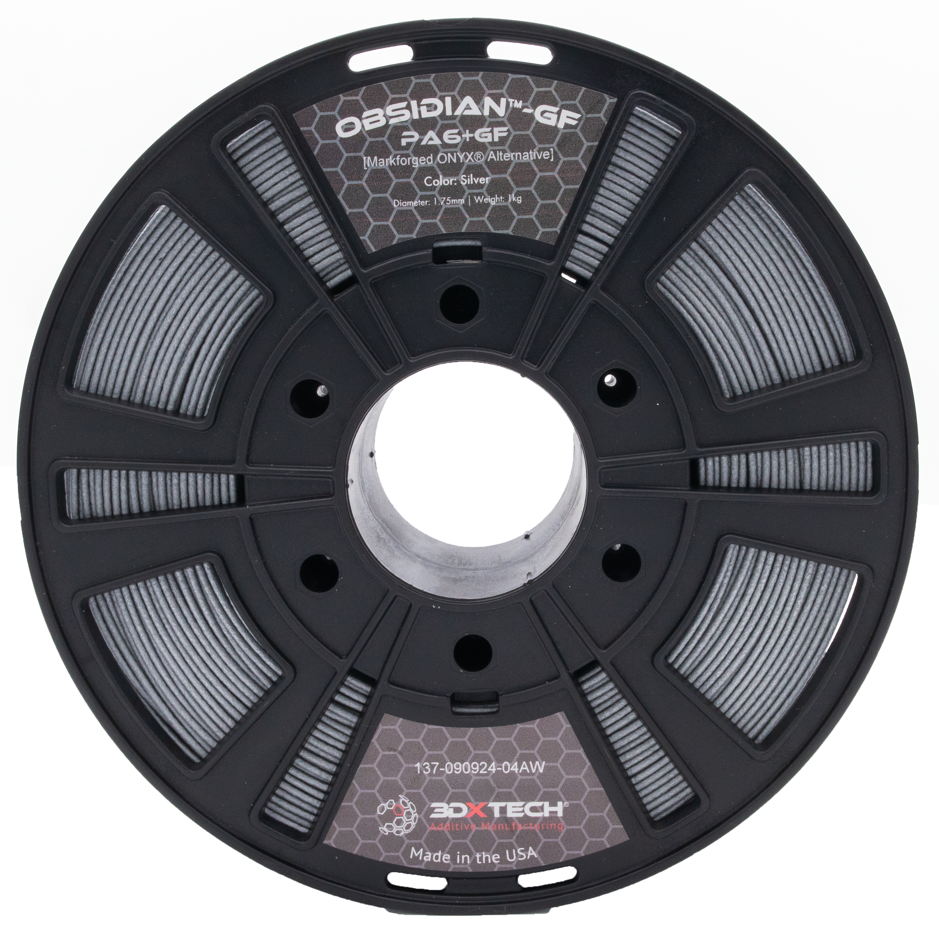 3DXTECH Obsidian Nylon 6+GF filament Orange 1,75 mm 1 kg
