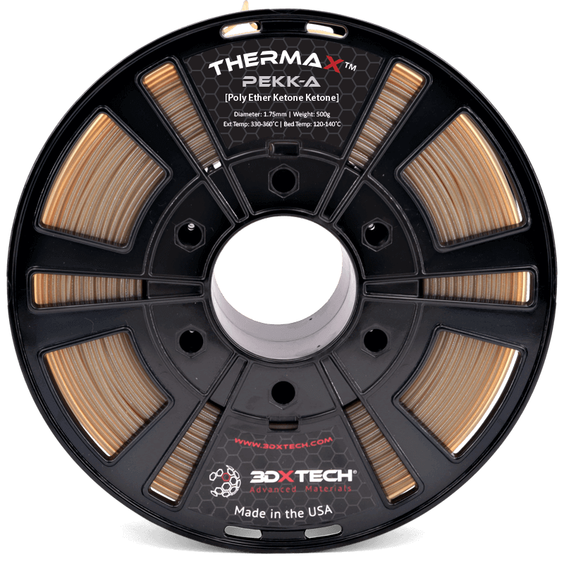 3DXTECH ThermaX PEKK-A filament Natural 1,75 mm 250 g odolný