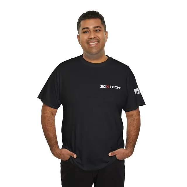 3DXTECH T-Shirt tričko černé velikost L