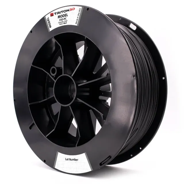 3DXTECH TRITON3D ESD-PC filament černý 92in³