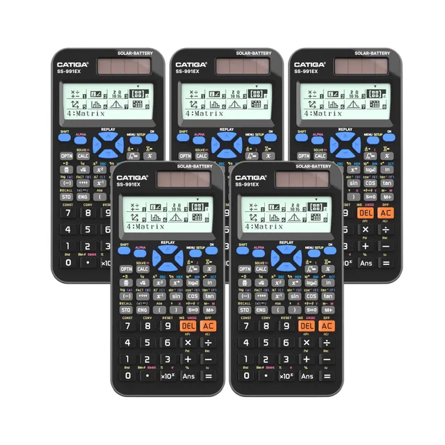 Catiga SS-991EX vědecká kalkulačka 5 ks s 552 funkcemi