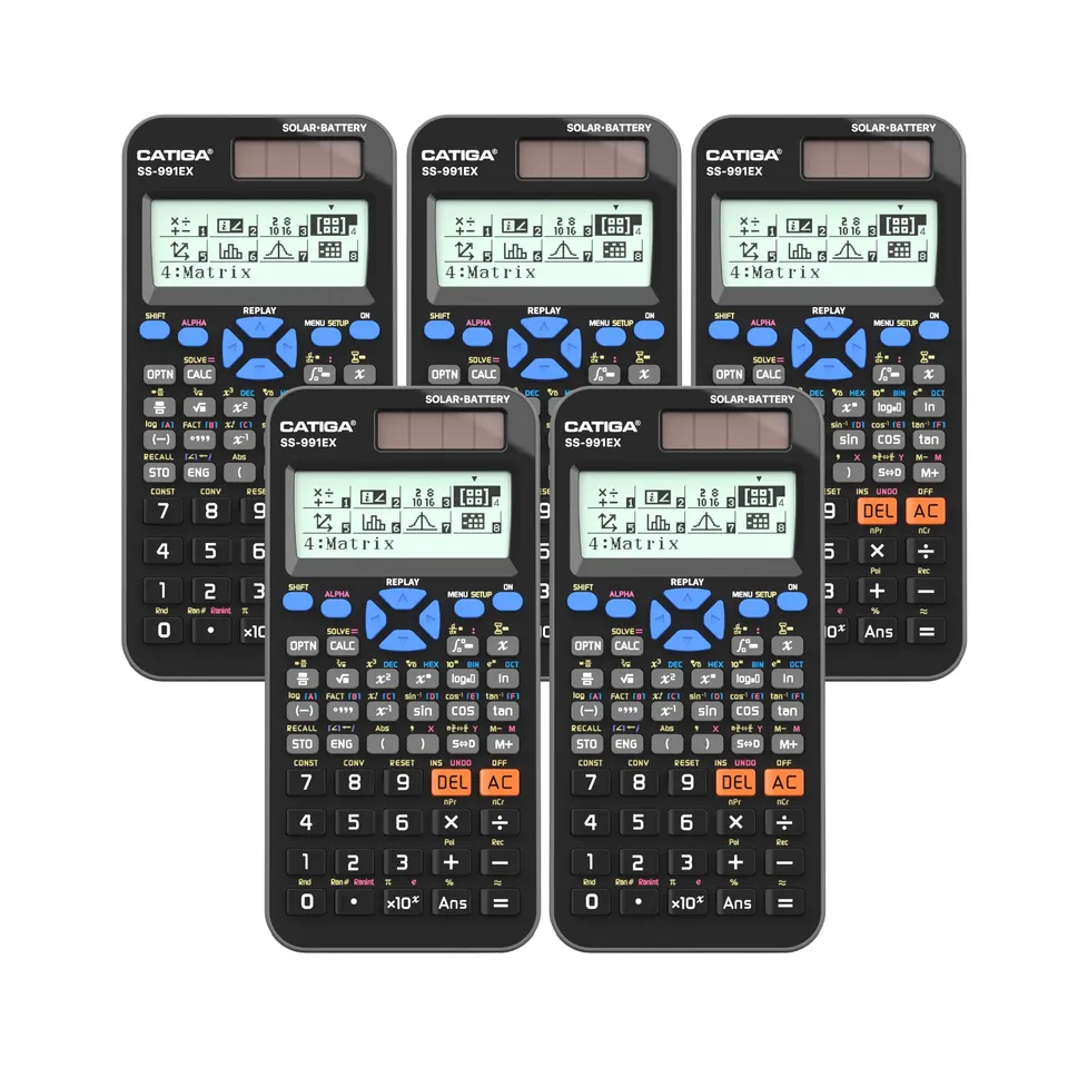 Catiga SS-991EX vědecká kalkulačka 5 ks s 552 funkcemi