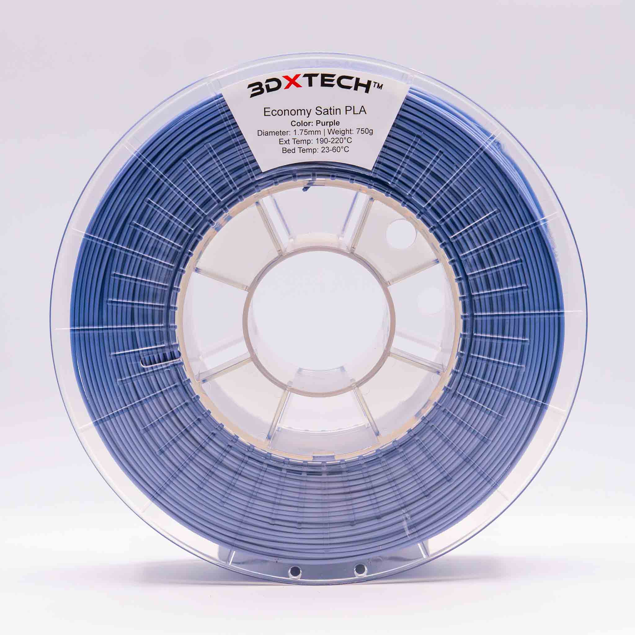3DXTECH Satin PLA filament modrý 1,75 mm 750 g matný