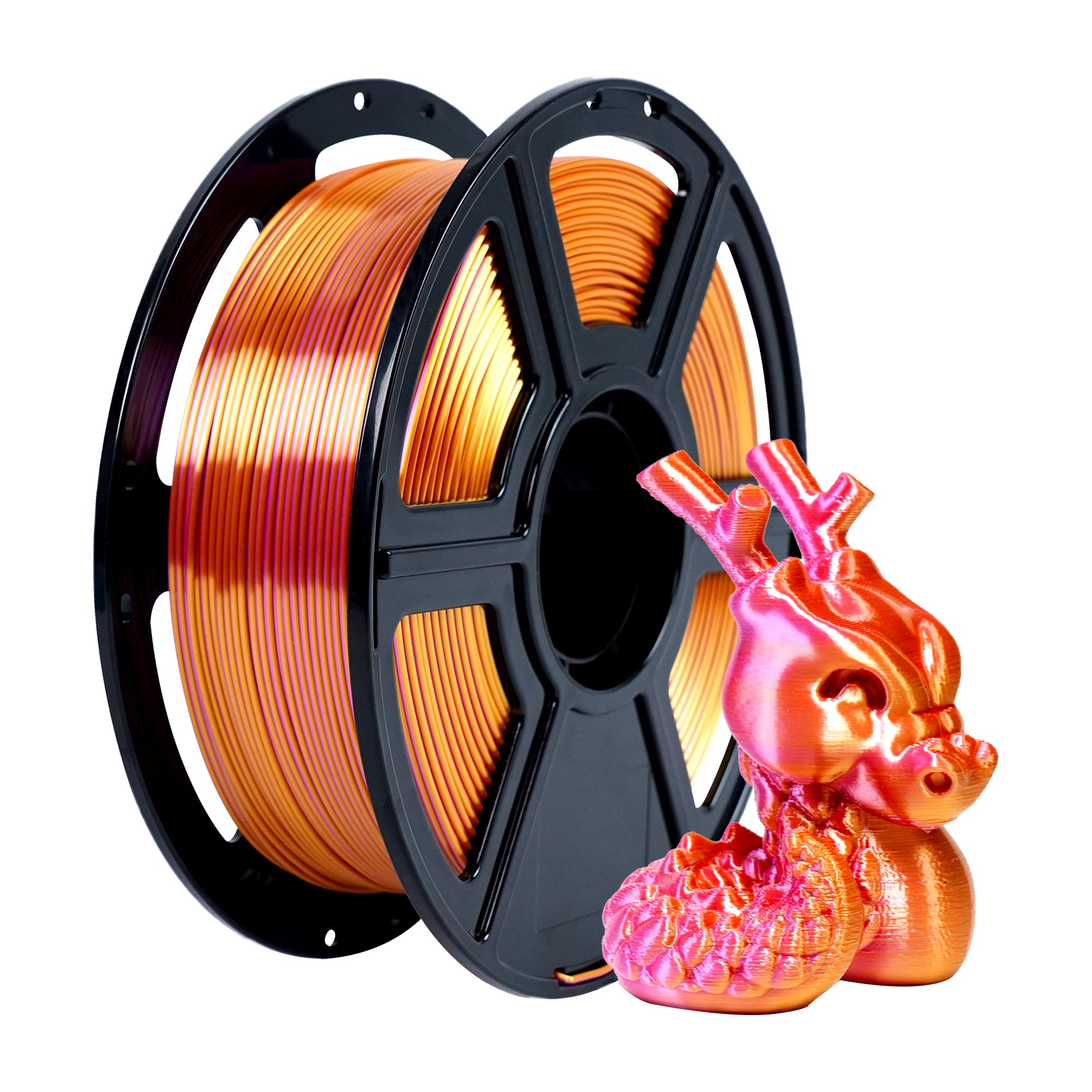Flashforge PLA Silk Dual filament modro-růžový lesklý