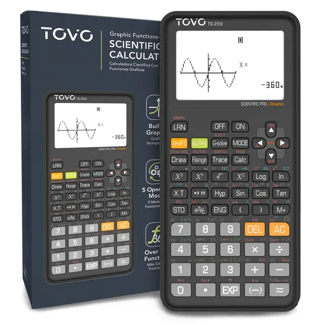 Catiga TOVO TS259 vědecká kalkulačka grafická černá