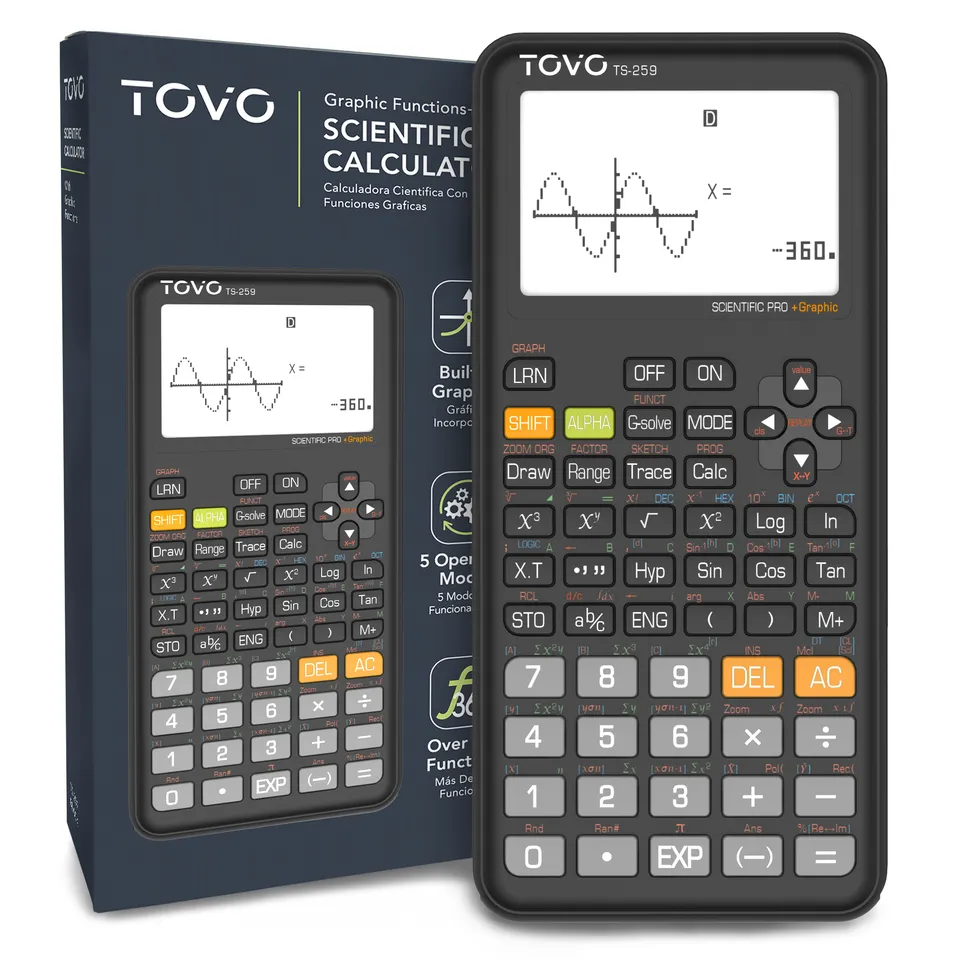 Catiga TOVO TS259 vědecká kalkulačka grafická černá