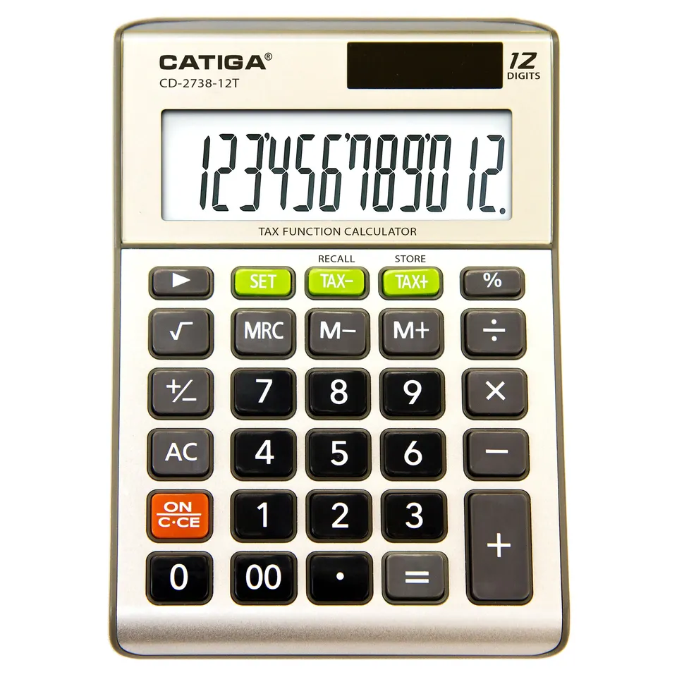 Catiga CD-2738 kalkulačka 12místná na daně