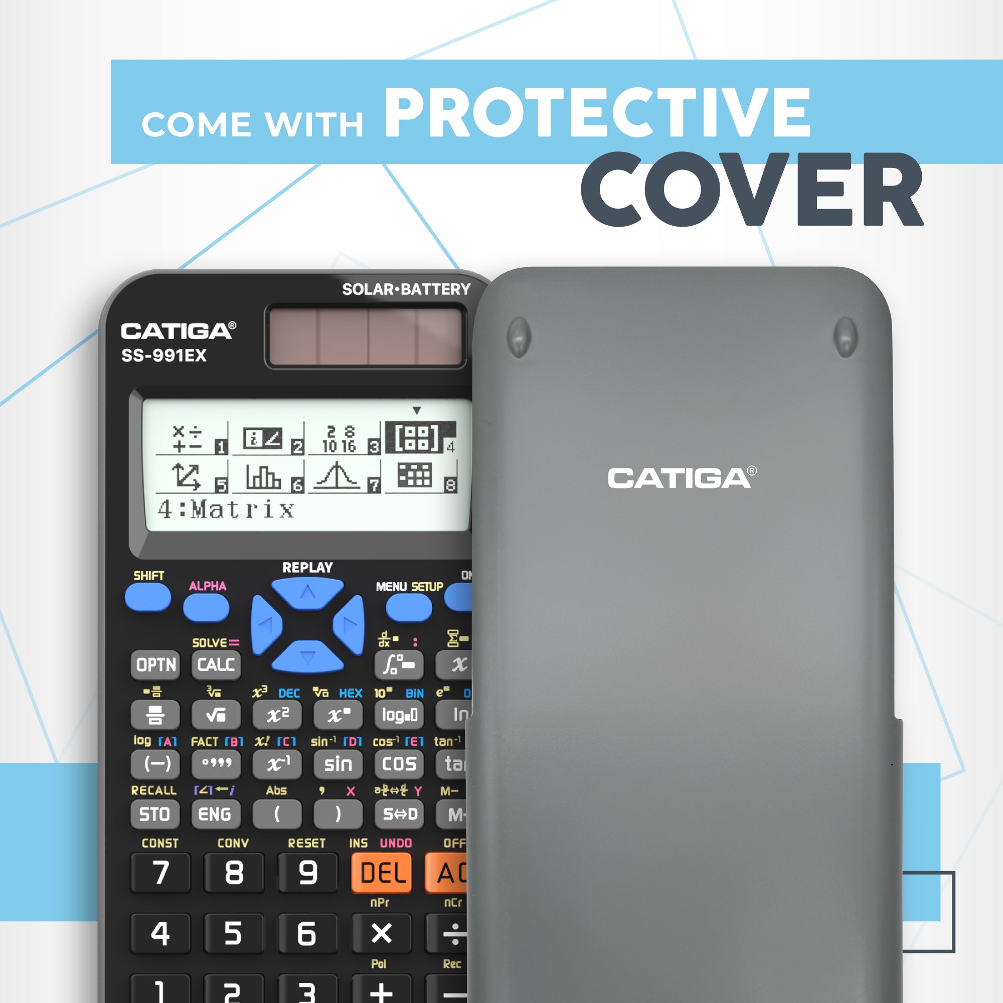 Catiga SS-991EX vědecká kalkulačka 552 funkcí