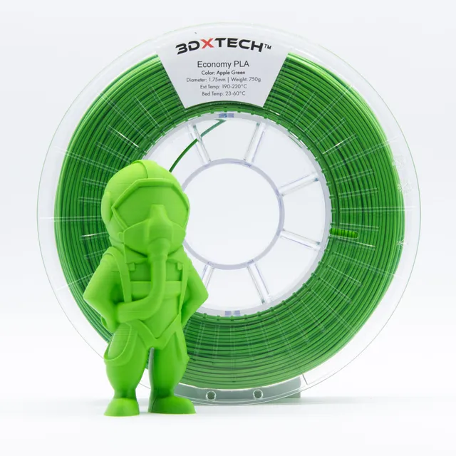 3DXTECH Economy PLA filament černý 750 g snadný tisk