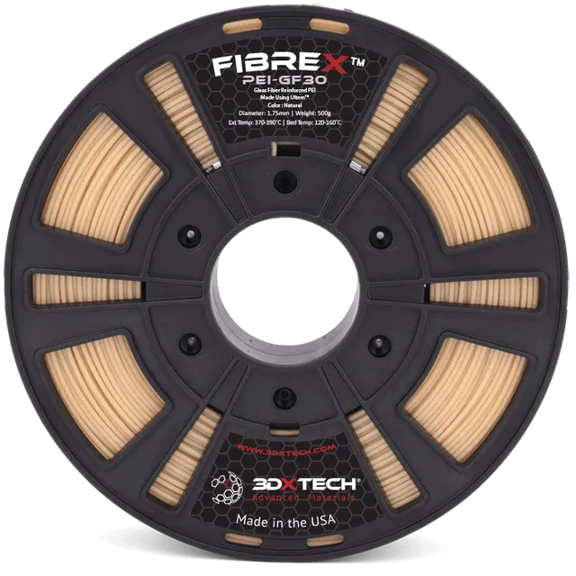 3DXTech Fibrex PEI+GF30 filament 1,75 mm 500 g