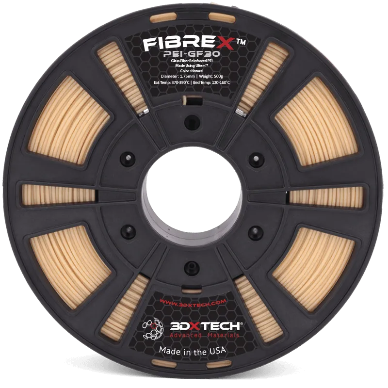 3DXTech Fibrex PEI+GF30 filament 1,75 mm 500 g