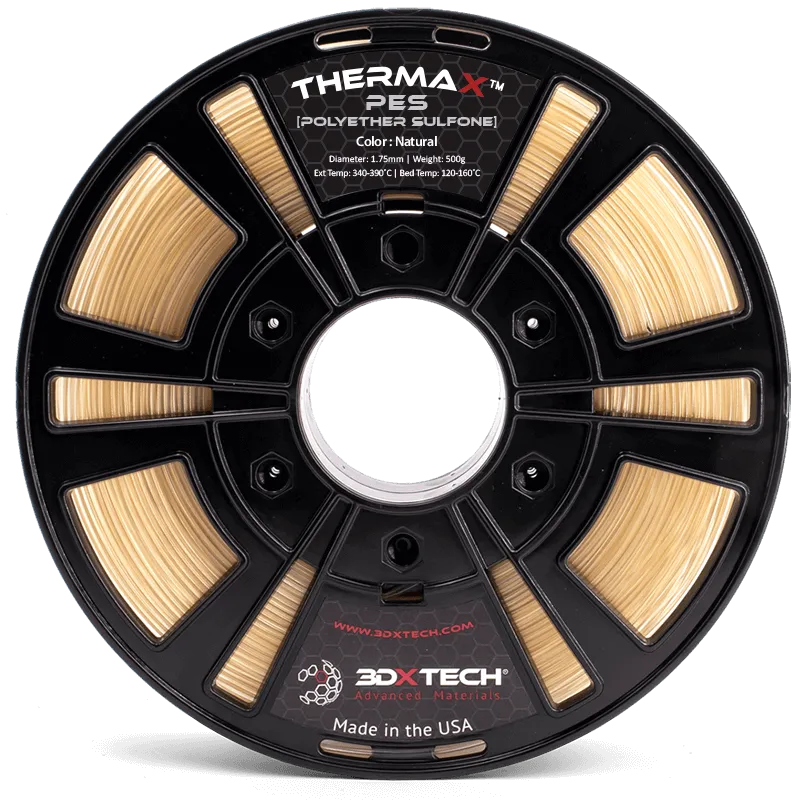 3DXTECH THERMAX PES filament Natural 1,75 mm 500 g vysokoteplotní