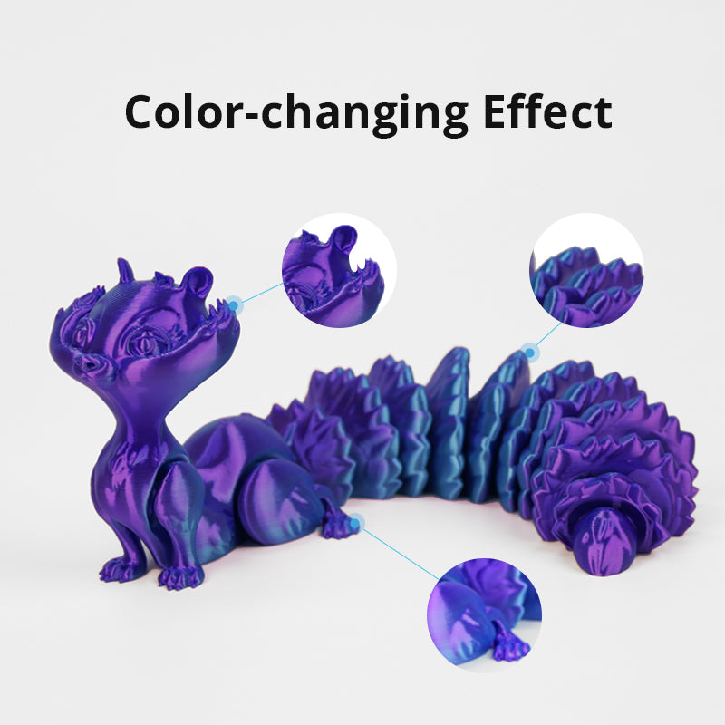 Flashforge PLA multicolor filament Burnt Titanium