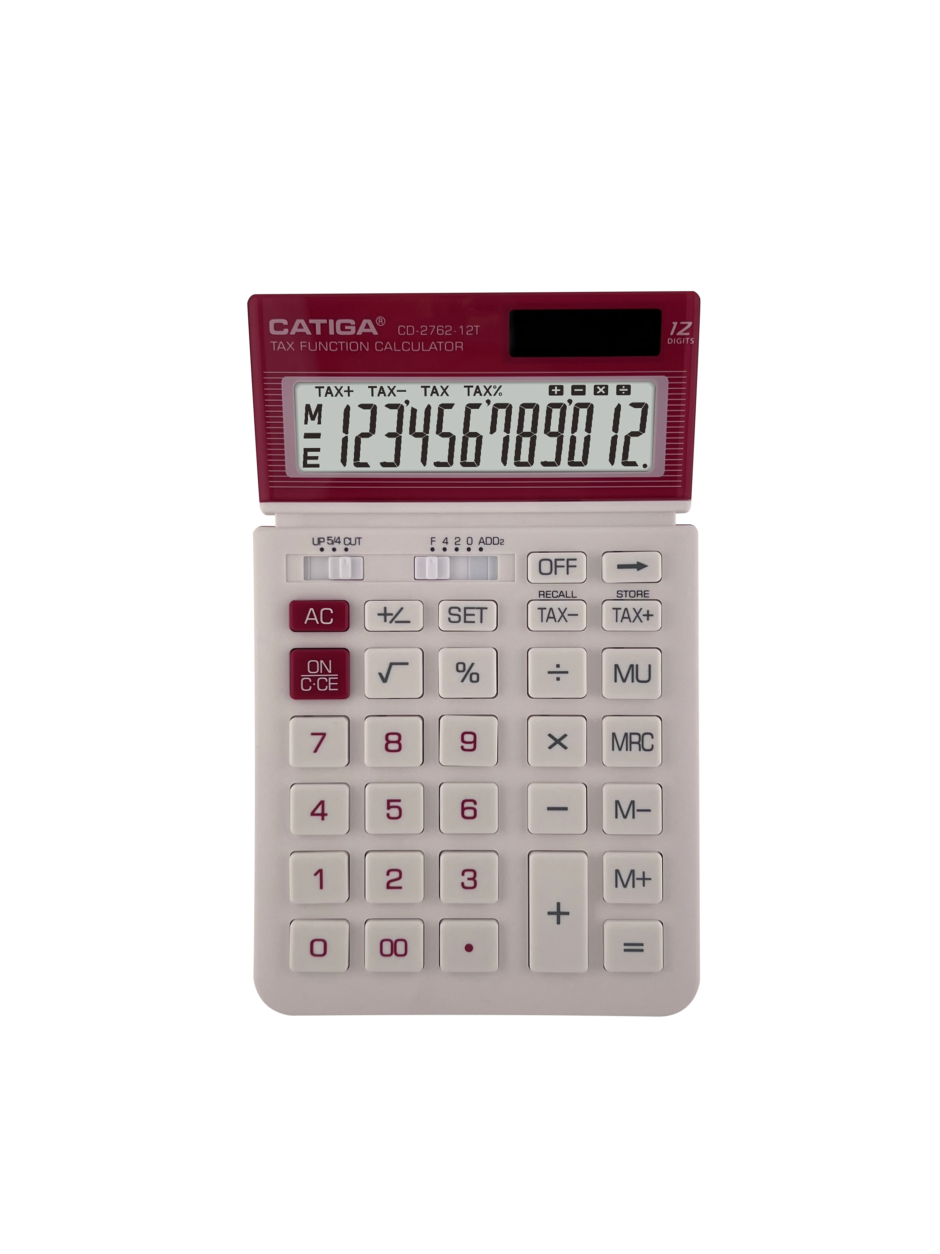 Catiga CD-2762-12T kalkulačka s daní 12 míst