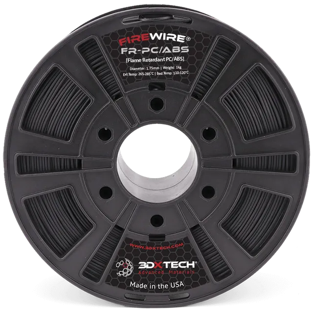 3DXTECH FIREWIRE FR-PC/ABS filament černý 1,75 mm 750 g