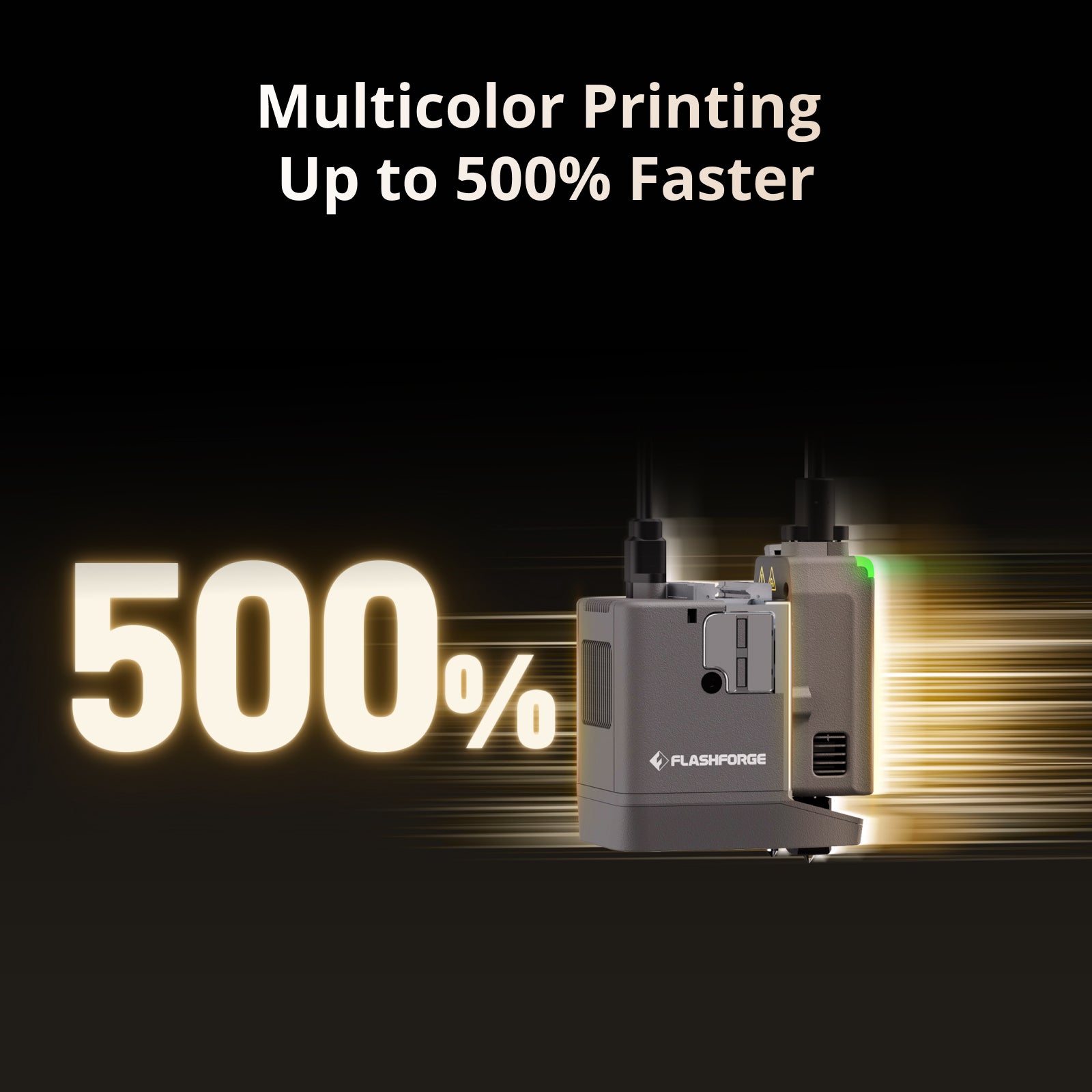 Flashforge Creator 5 Pro 3D tiskárna uzavřená 4 hlavy