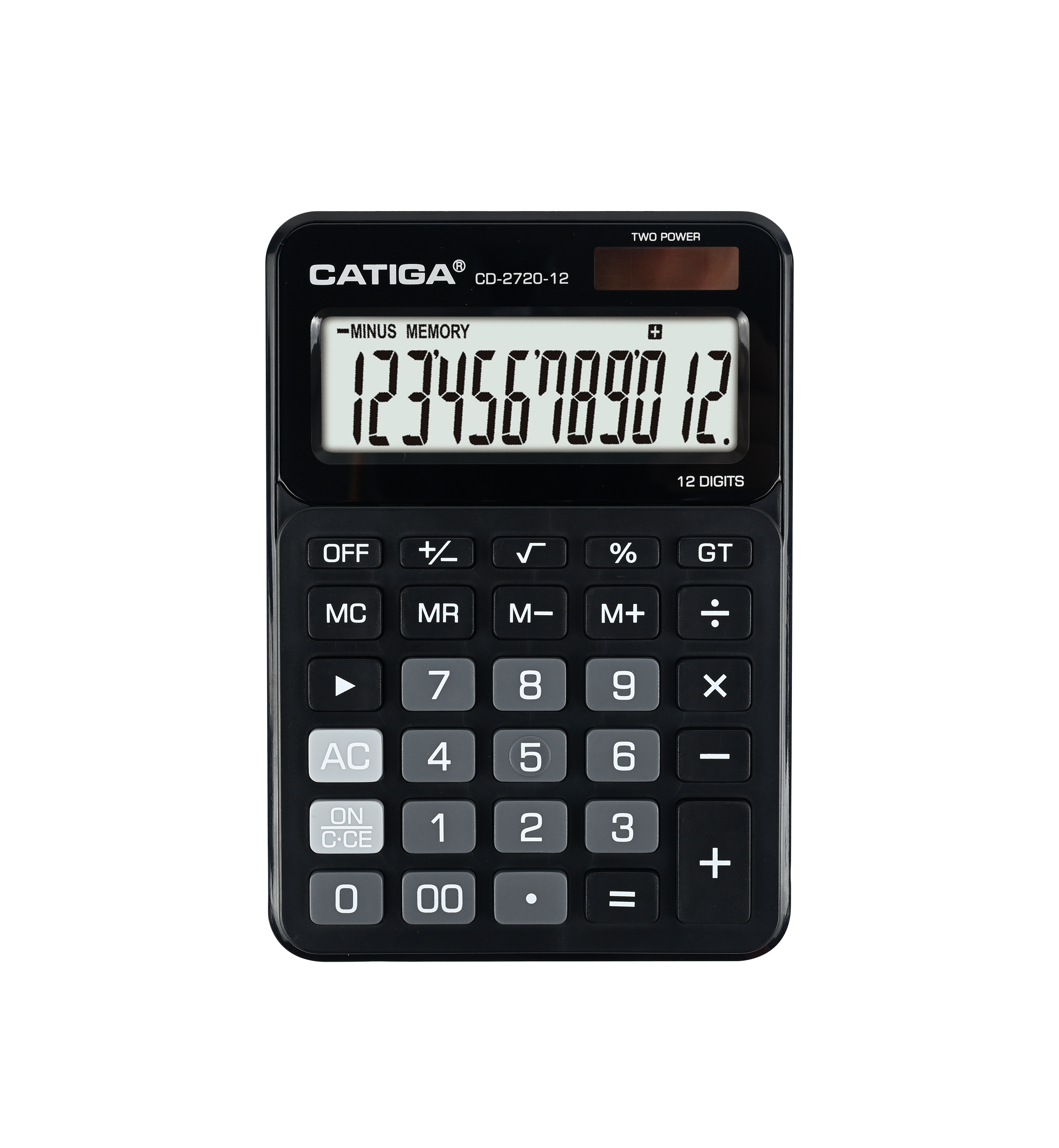 Catiga CD-2720 kancelářská kalkulačka zelená 12 míst