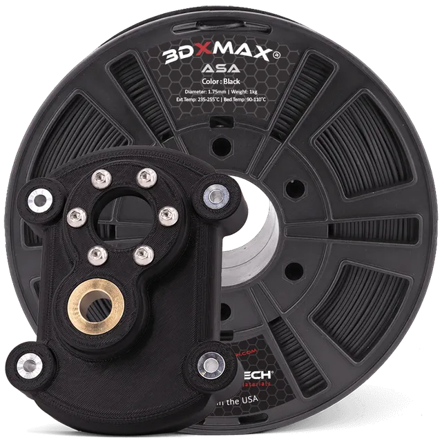 3DXTECH 3DXMAX ASA filament Black 1,75 mm 1 kg UV odolný