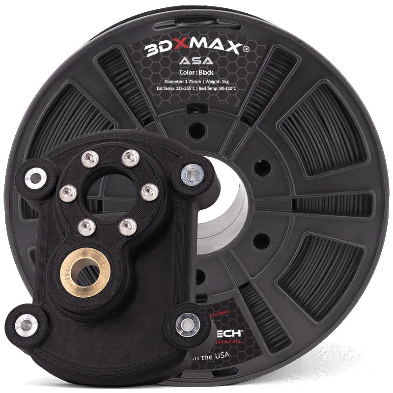 3DXTECH 3DXMAX ASA filament Black 1,75 mm 1 kg UV odolný