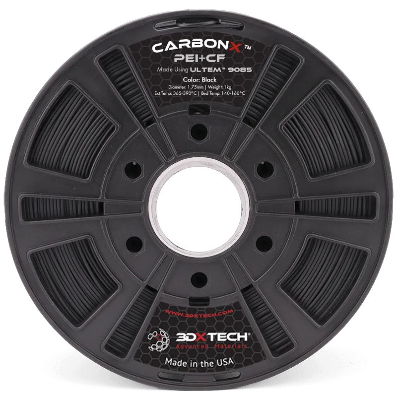 3DXTECH CARBONX PEI 9085+CF filament černý 250 g karbon