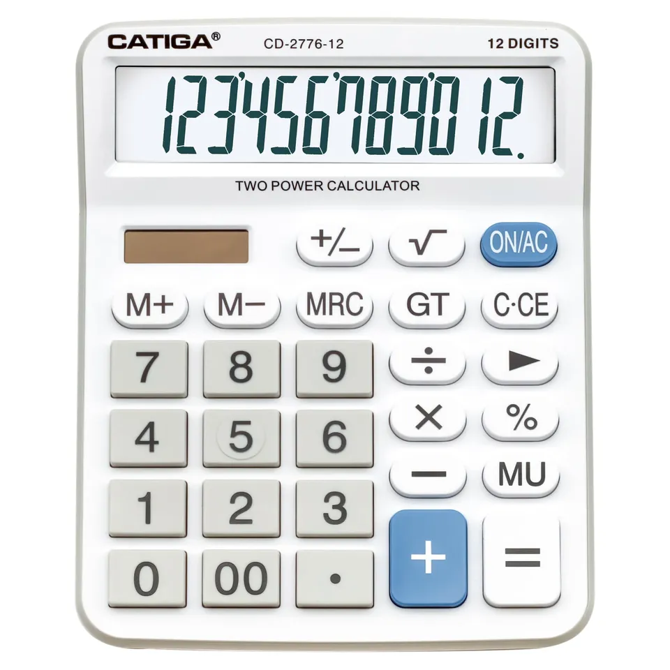 Catiga CD-2776 kalkulačka bílá XL 12míst
