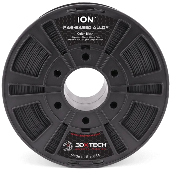 3DXTECH ION nylon filament black 1,75 mm 750 g PA6