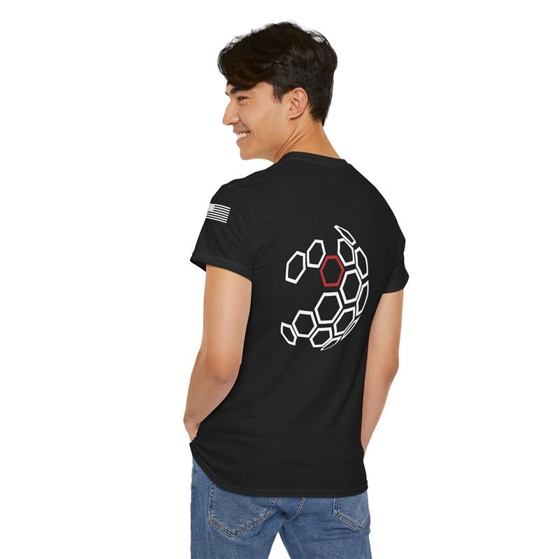3DXTECH T-Shirt tričko černé velikost L
