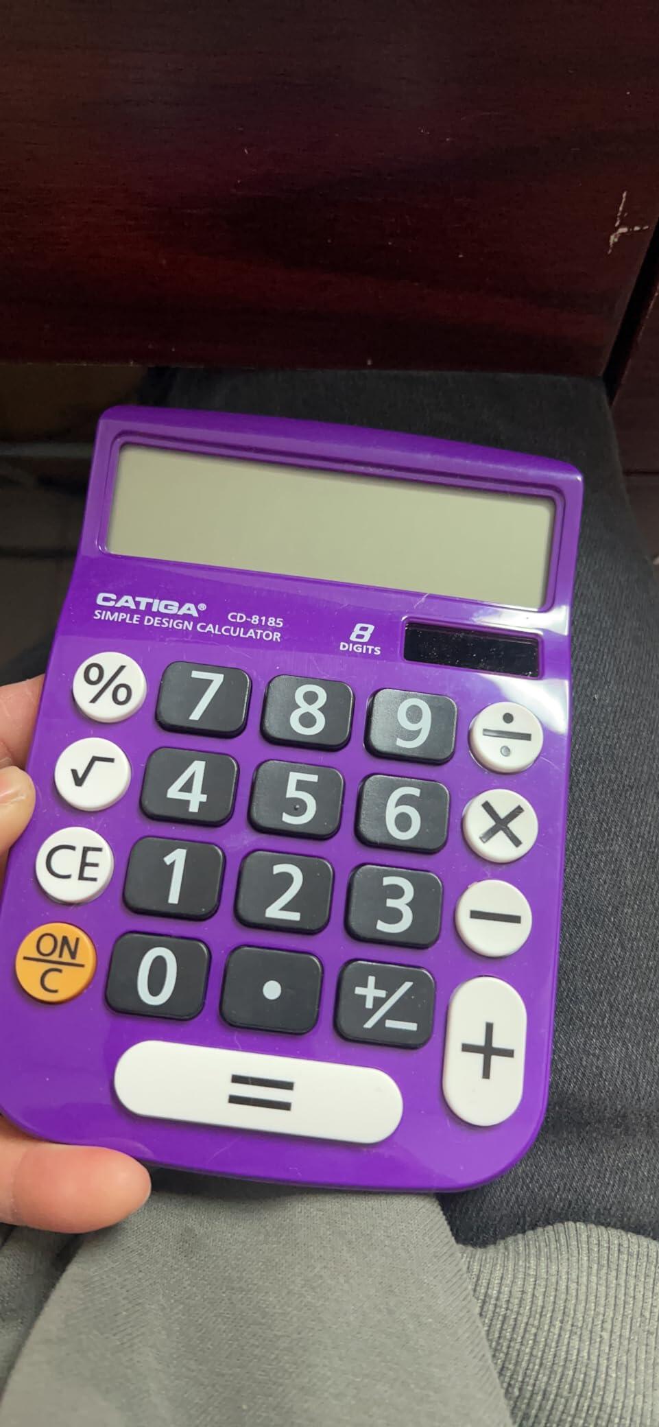 Catiga CD-8185 kalkulačka stolní černá 8místná