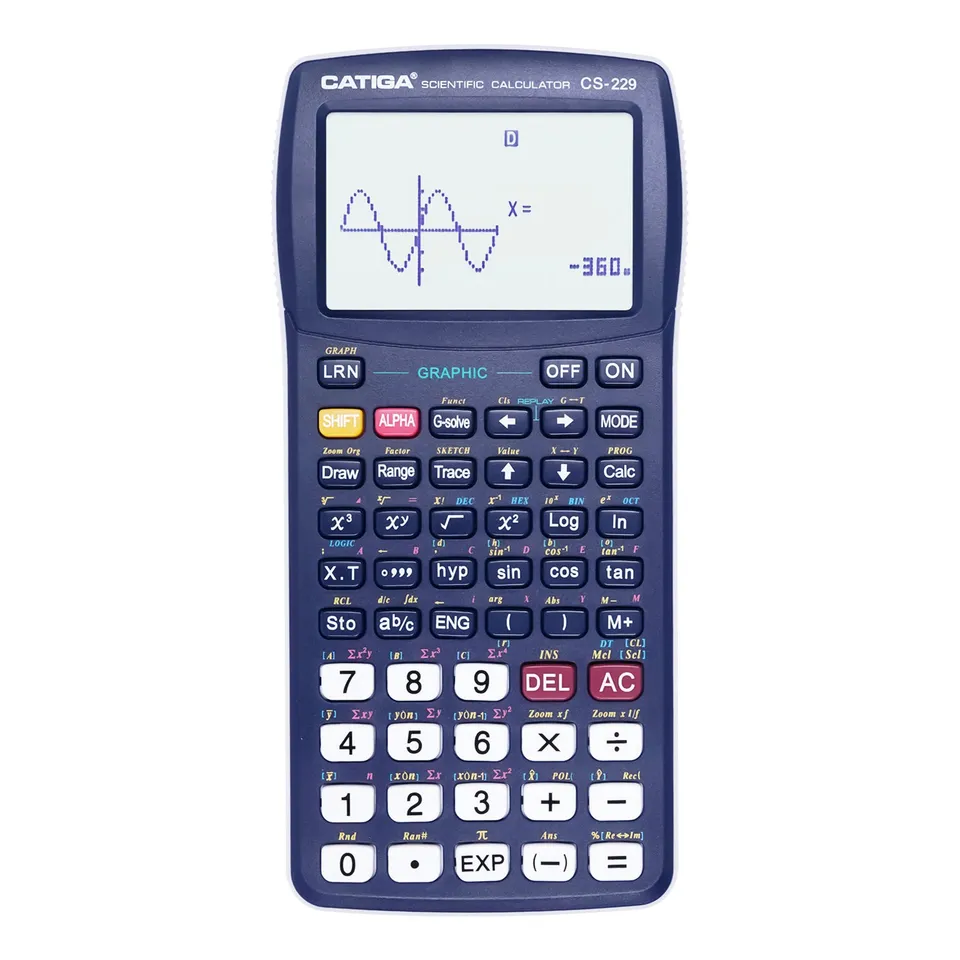 Catiga CS-229 kalkulačka vědecká modrá grafická
