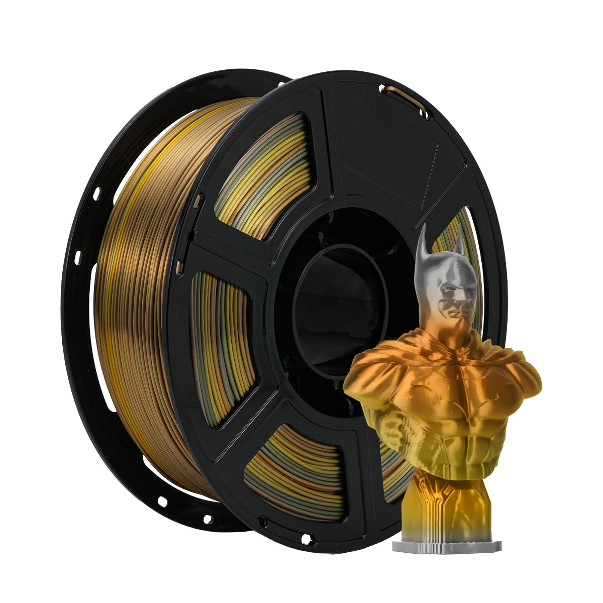 Flashforge PLA Silk+ Rainbow filament duhový lesk